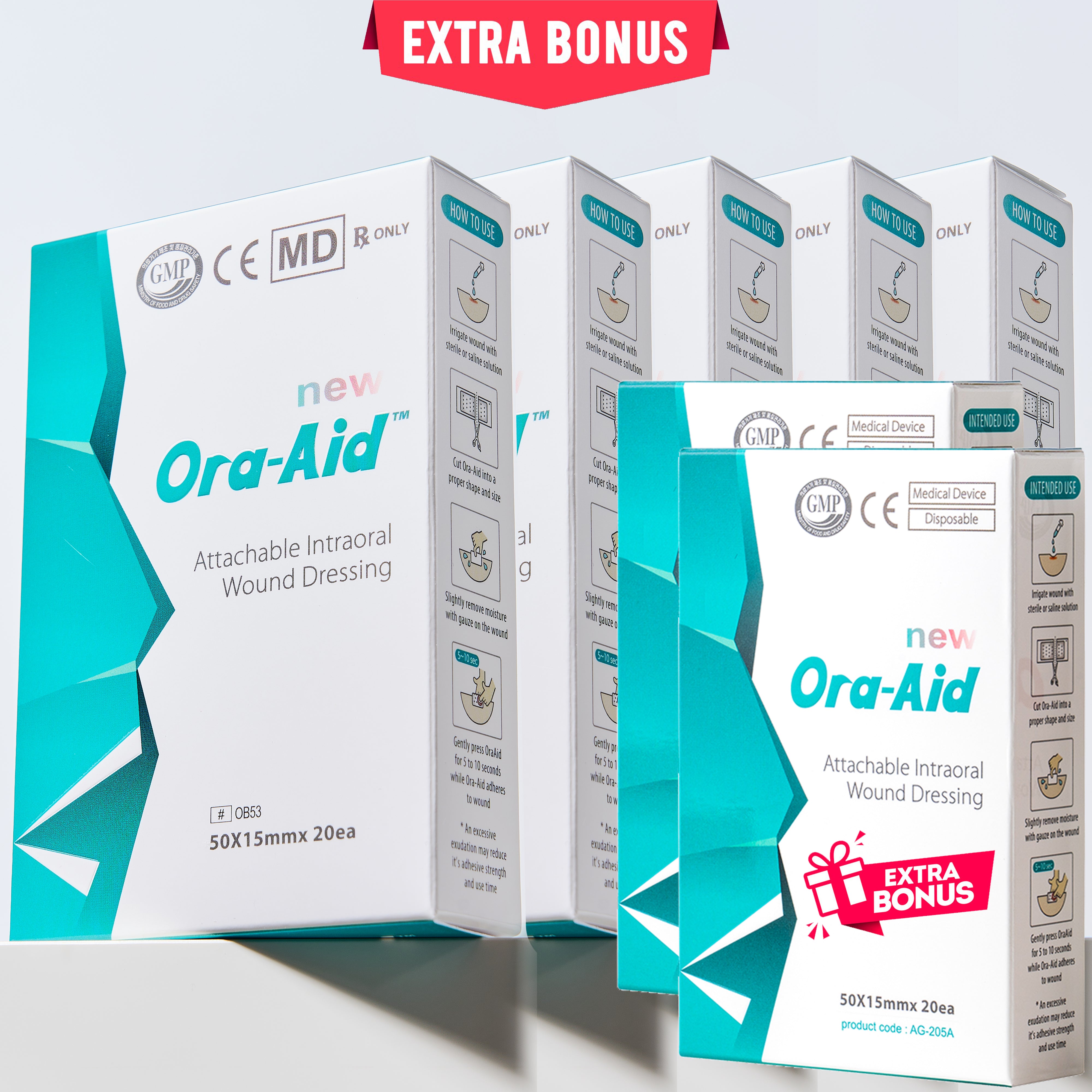 Ora-Aid intraoral would dressing 50x15mm for bone grafting